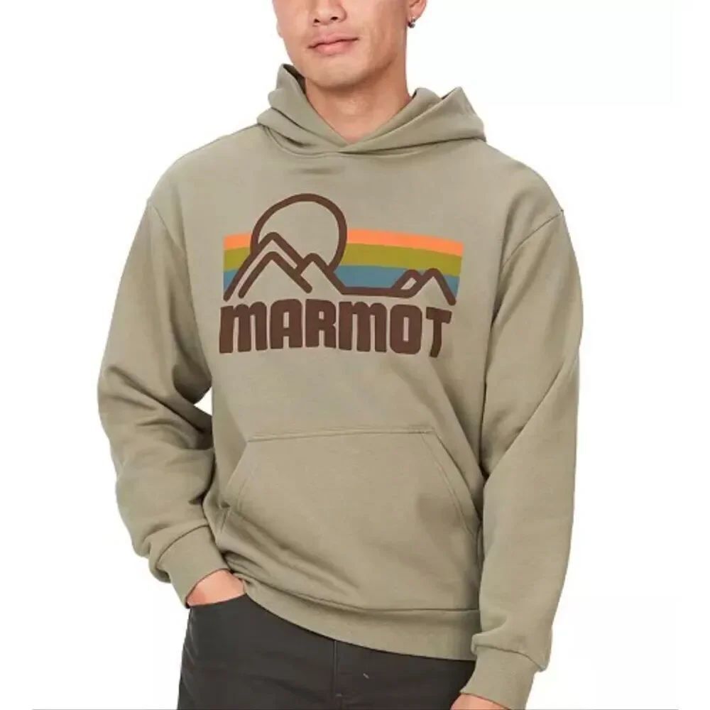 Marmot coastal fleece hoodie sweater size M